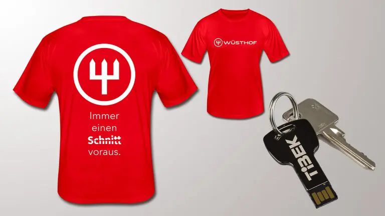 GESTALTUNG UND PRODUKTION VON WERBEARTIKELN