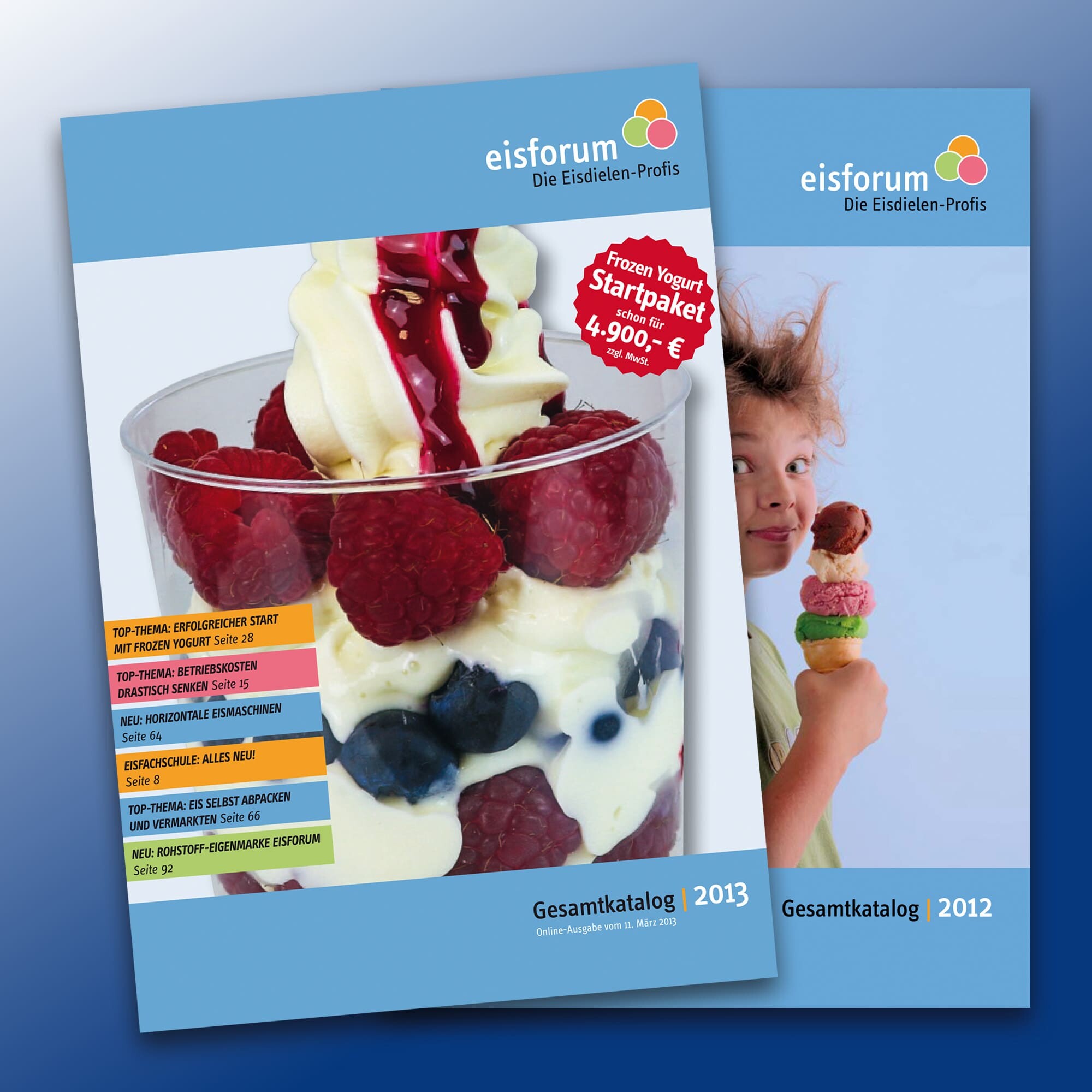 Kataloge für Eisdielenbedarf Kataloge für Eisdielenbedarf