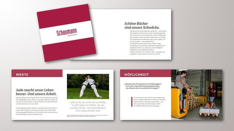 GESTALTUNG UND PRODUKTION VON IMAGEBROSCHÜREN